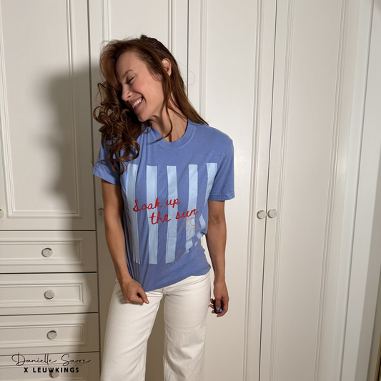 T-shirt Soak up the sun Printed